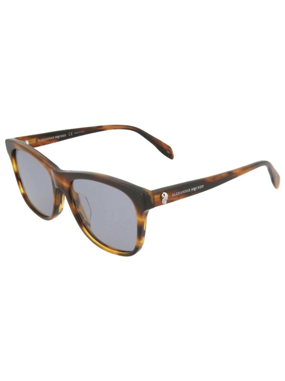 New Alexander McQueen Women's Sunglasses Square Rectangle Acetate Frame Unisex
